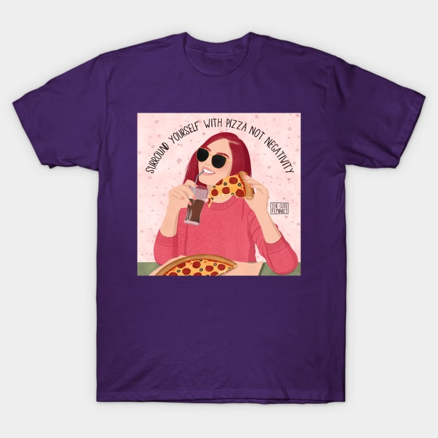 PIZZA OVER EVERYTHING T-Shirt by The Cute Feminist